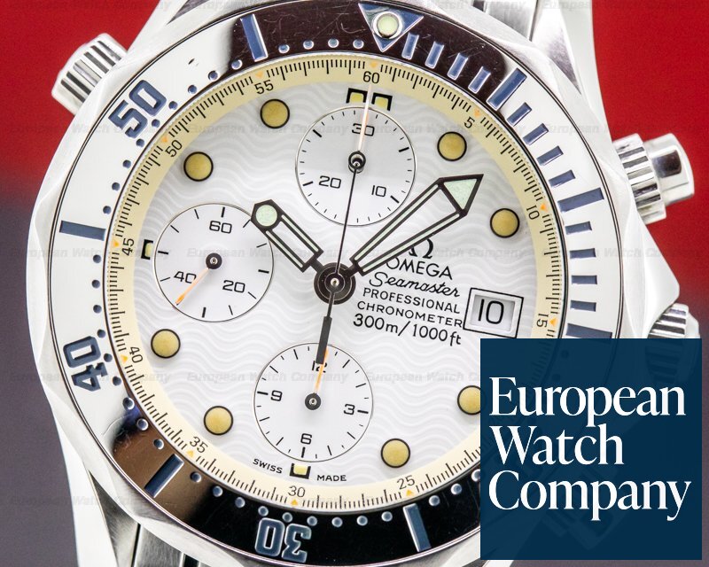 Omega Seamaster Professional Chronograph White Dial SS / SS Ref. 2598.20.00