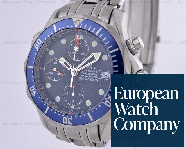 Omega Seamaster Professional SS Chronograph Blue Dial Ref. 2599.80.00
