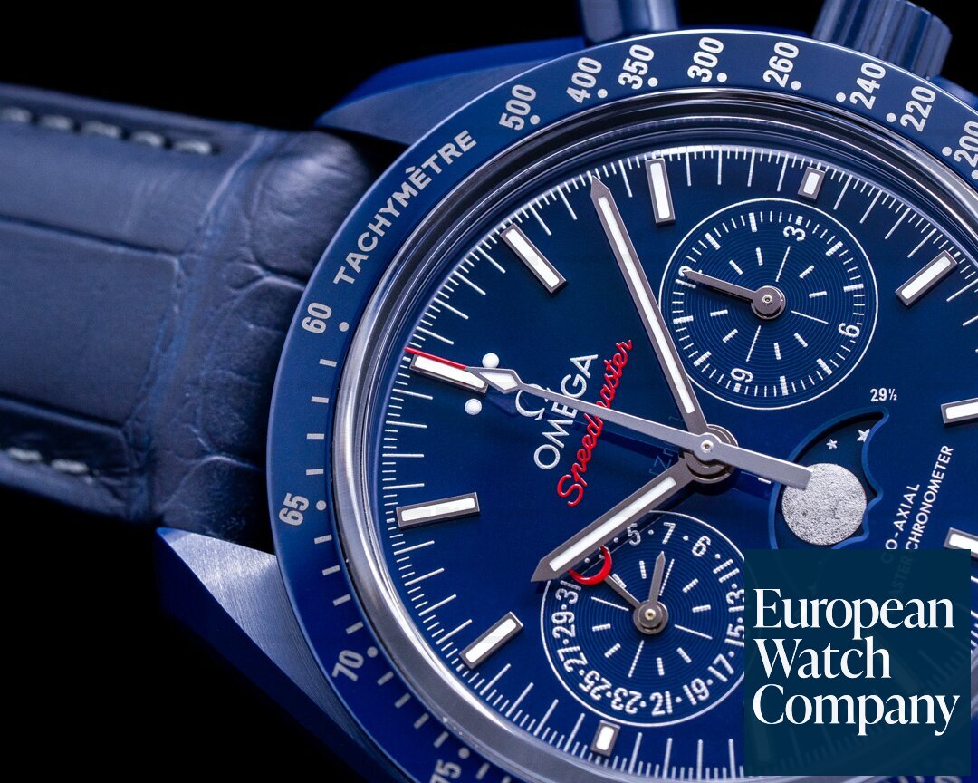 Omega Speedmaster Automatic Moon Blue Side of The Moon Ref. 304.93.44.52.03.001