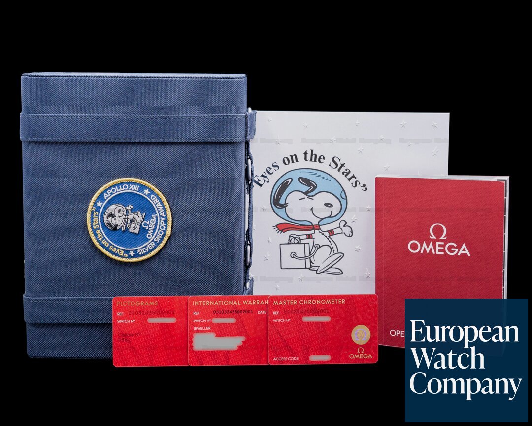 Omega Speedmaster Silver Snoopy Award 50th Anniversary Ref. 310.32.42.50.02.001