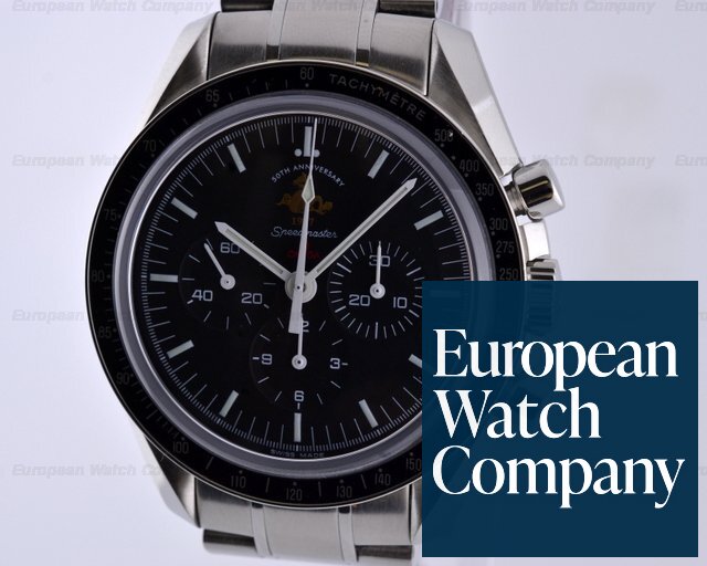 Omega Speedmaster Chronograph Black Dial 50th Anniversary SS/SS LIMITED Ref. 311.30.42.30.01.001
