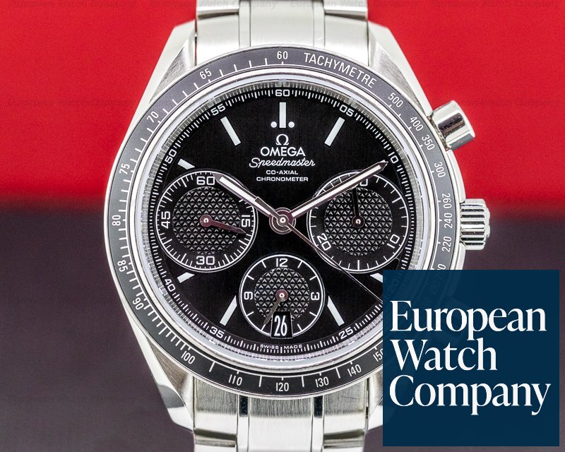 Omega Speedmaster Racing Co-Axial Chronograph Black Dial SS Bracelet Ref. 326.30.40.50.01.001