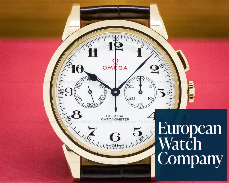 Omega Olympic Official Timekeeper White Dial 18k Rose Gold LIMITED Ref. 522.53.39.50.04.001