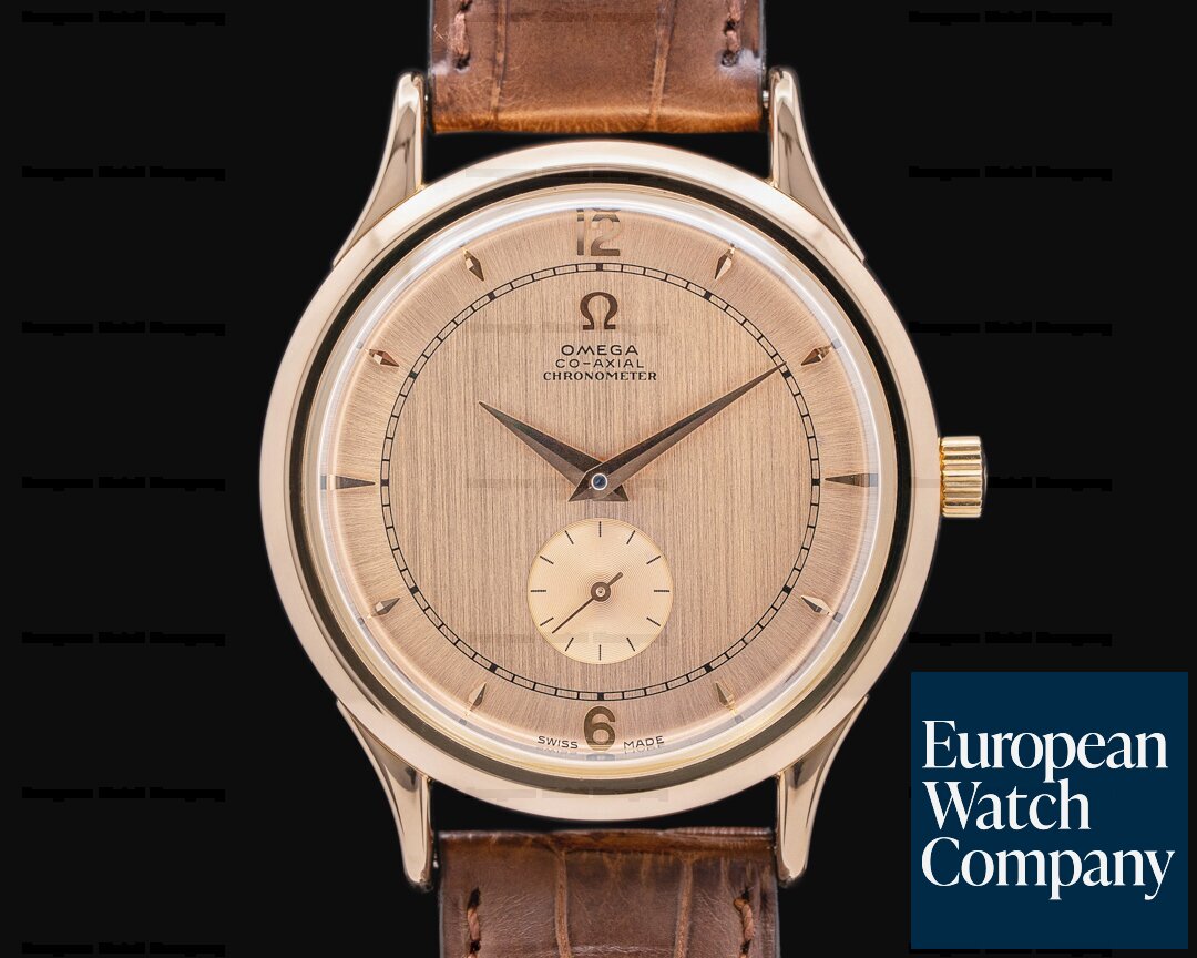 Omega 5704.60.02 Centenary Museum Collection 1948 18k RG LIMITED