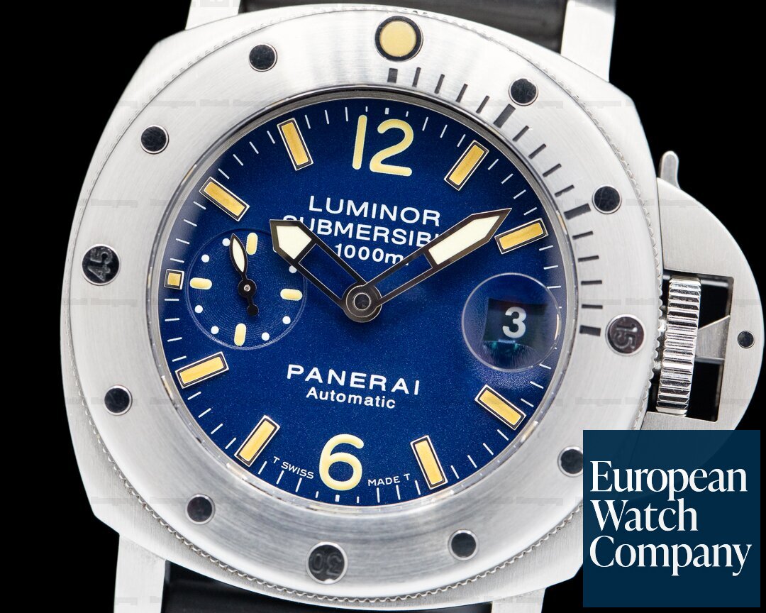 Panerai Luminor Submersible 1000M La Bomba Steel / Rubber PAM087 Ref. PAM00087