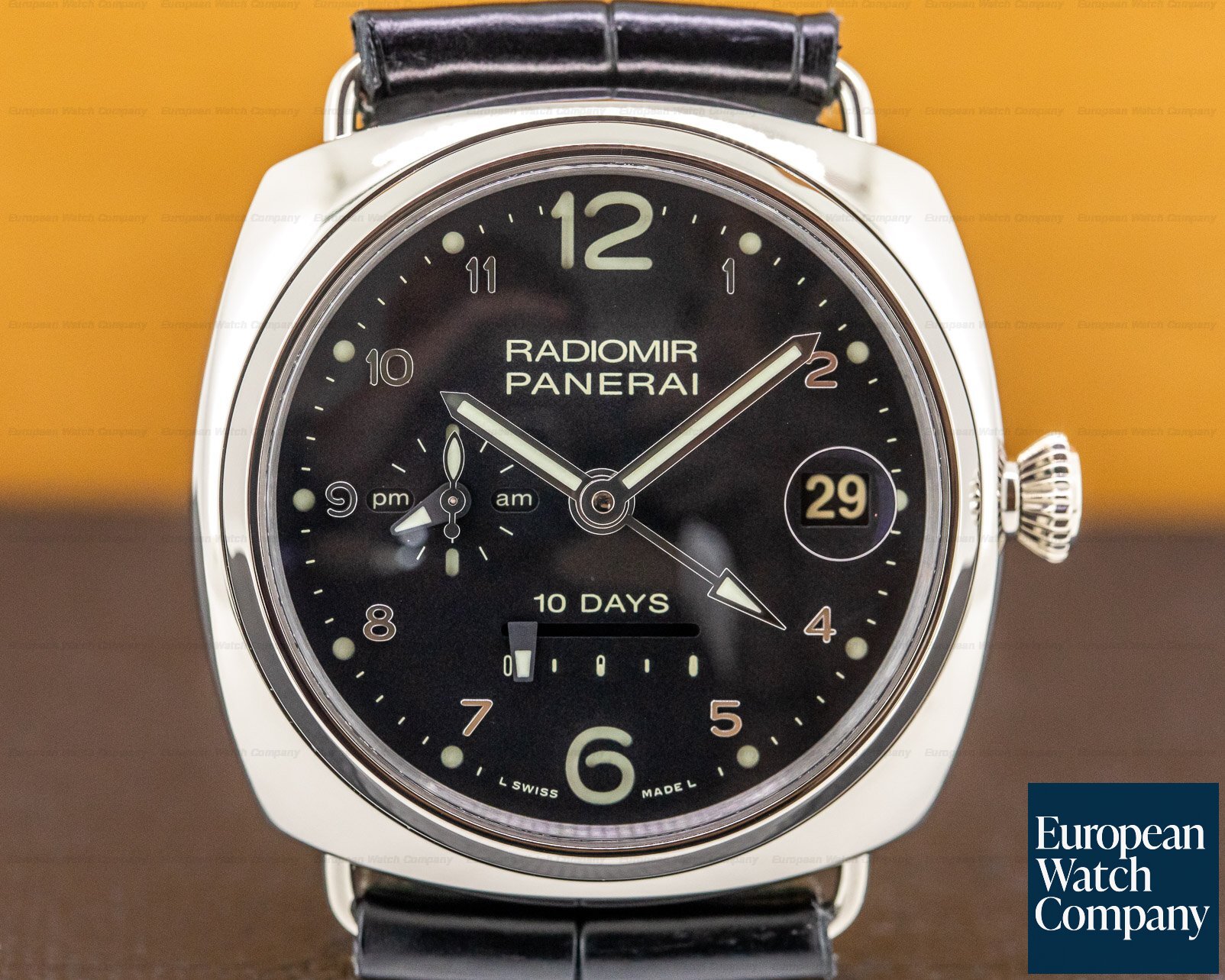 Panerai Radiomir 10 Days GMT Automatic Oro Bianco 45MM White Gold LIMITED Ref. PAM00496