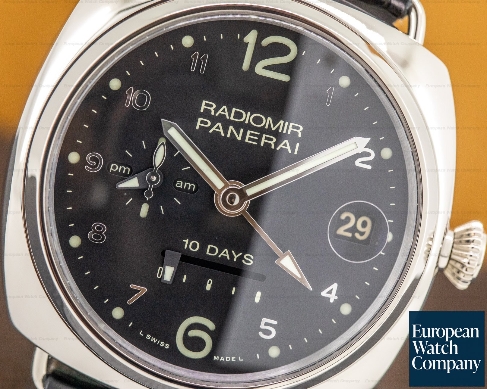 Panerai Radiomir 10 Days GMT Automatic Oro Bianco 45MM White Gold LIMITED Ref. PAM00496