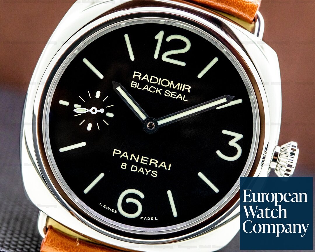Panerai Radiomir Black Seal 8 Day Manual Wind Stainless Steel Ref. PAM00609