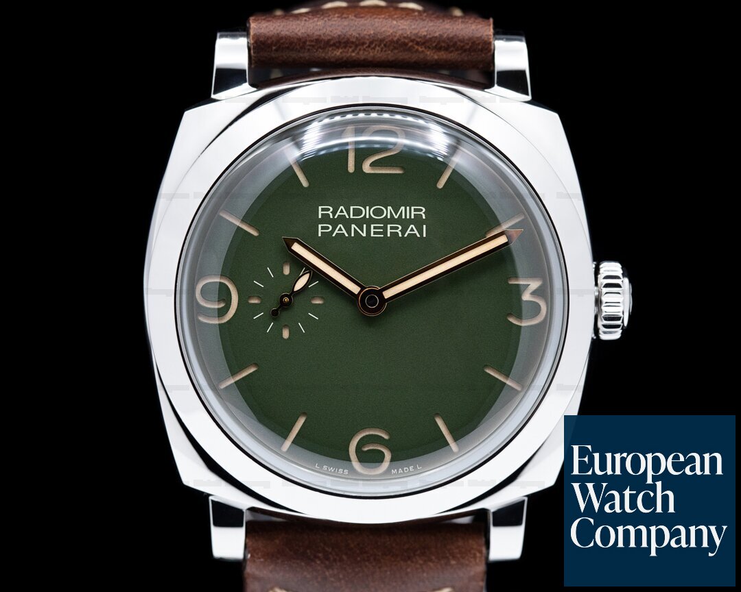Panerai Radiomir 1940 45 3 Days Automatic Stainless Steel / Military Green Ref. PAM00995