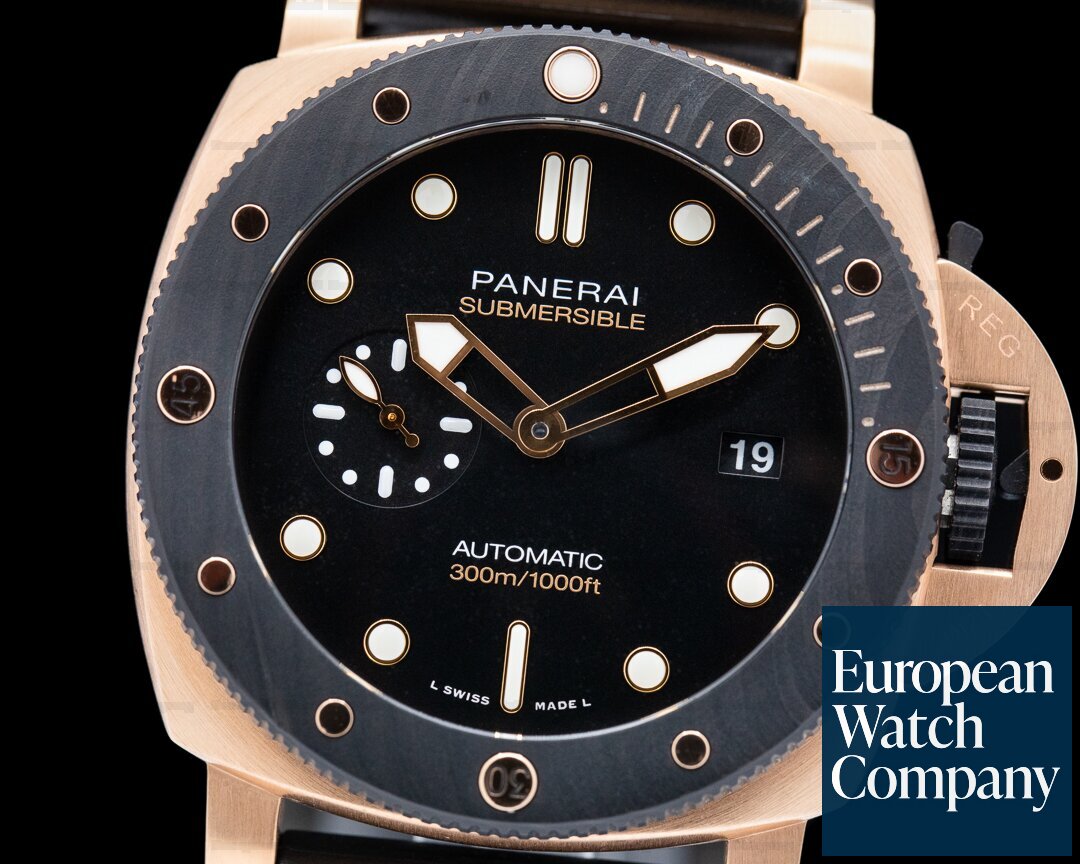 Panerai Submersible Goldtech OroCarbo 44mm 2023 Ref. PAM01070