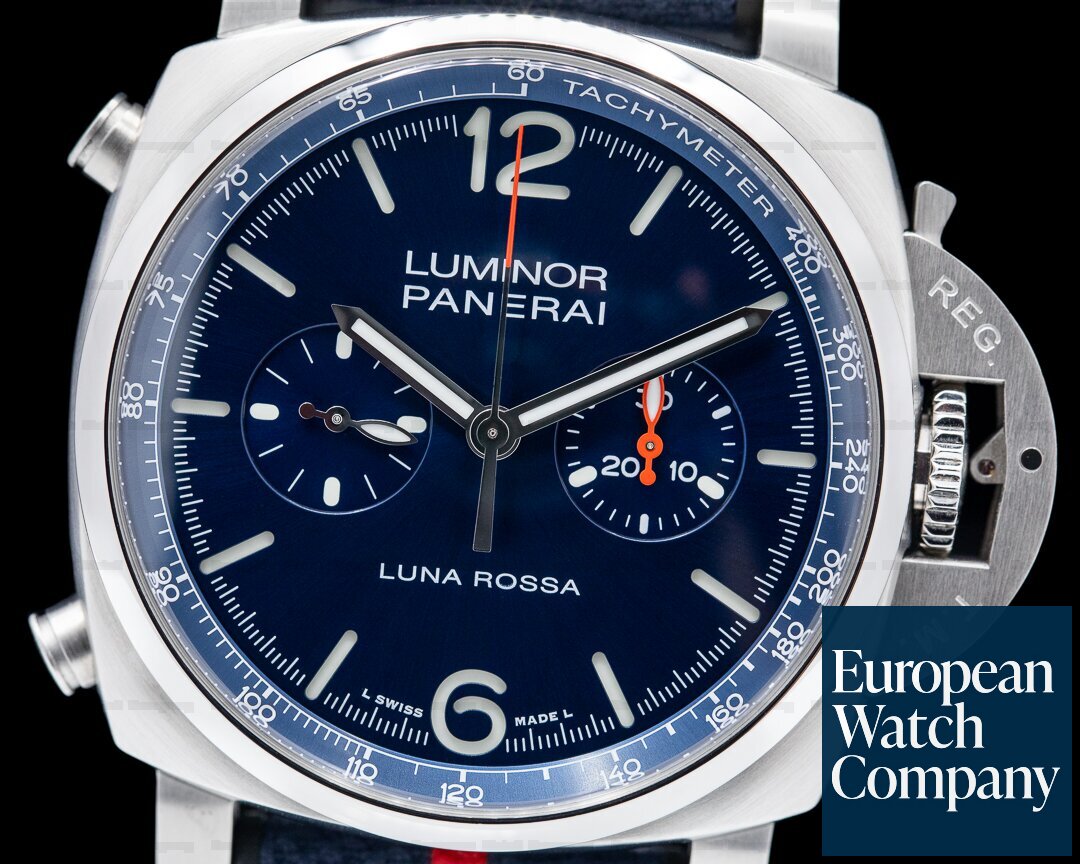Panerai Pam Luminor Pam Luna Rossa Chronograph European Watch Co
