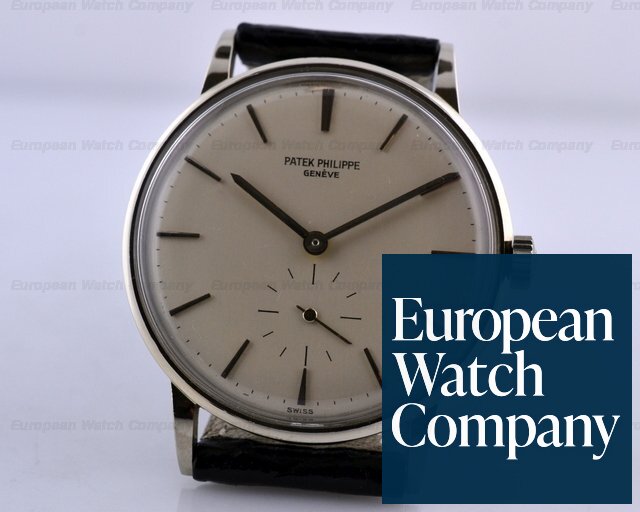Patek Philippe White Gold Automatic Small Seconds Silver Dial 33MM Ref. 3425G