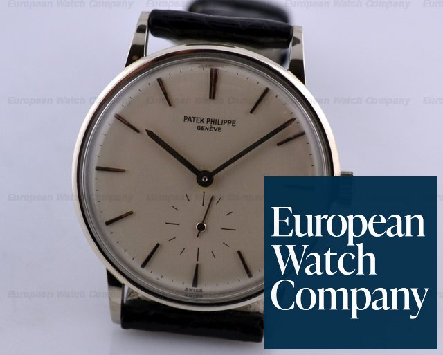 Patek Philippe White Gold Automatic Small Seconds Silver Dial 33MM Ref. 3425G