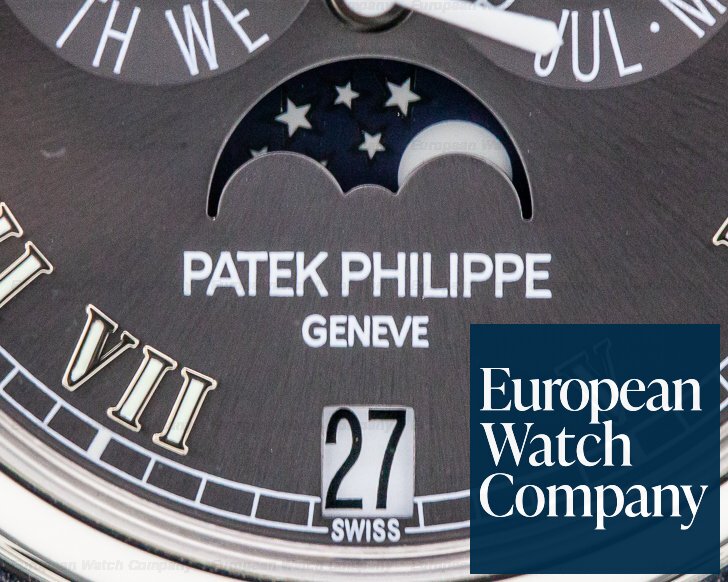 Patek Philippe Annual Calendar Power Reserve Grey Dial Platinum Ref. 5056P-001 