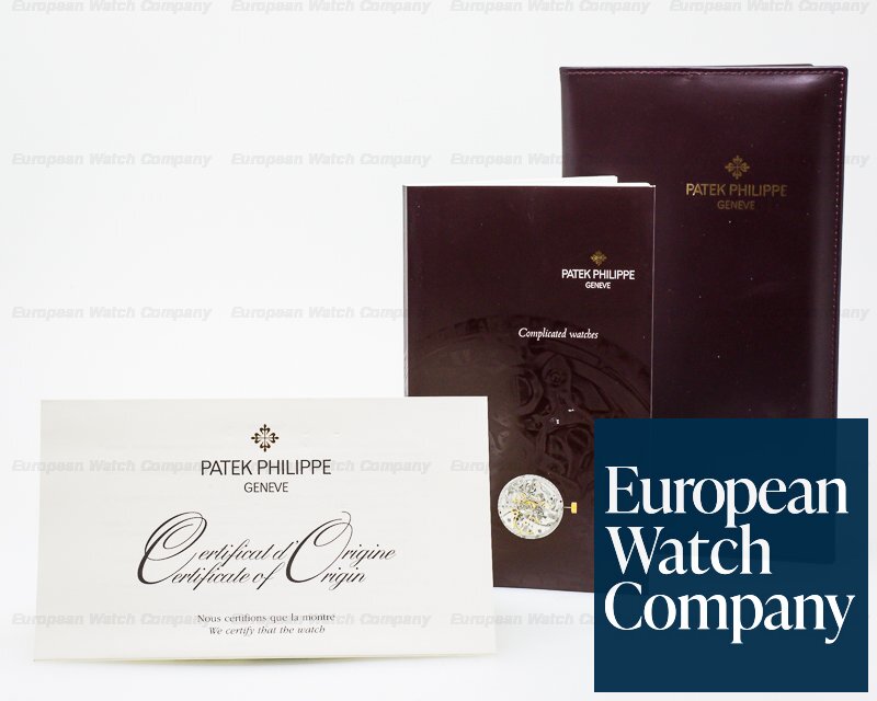 Patek Philippe Perpetual Calendar 18K White Gold Bracelet COMPLETE Ref. 5136/1G-001