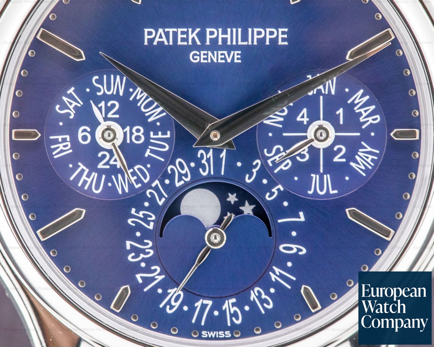 Patek Philippe Perpetual Calendar 5140P Platinum Blue Dial Ref. 5140P-001