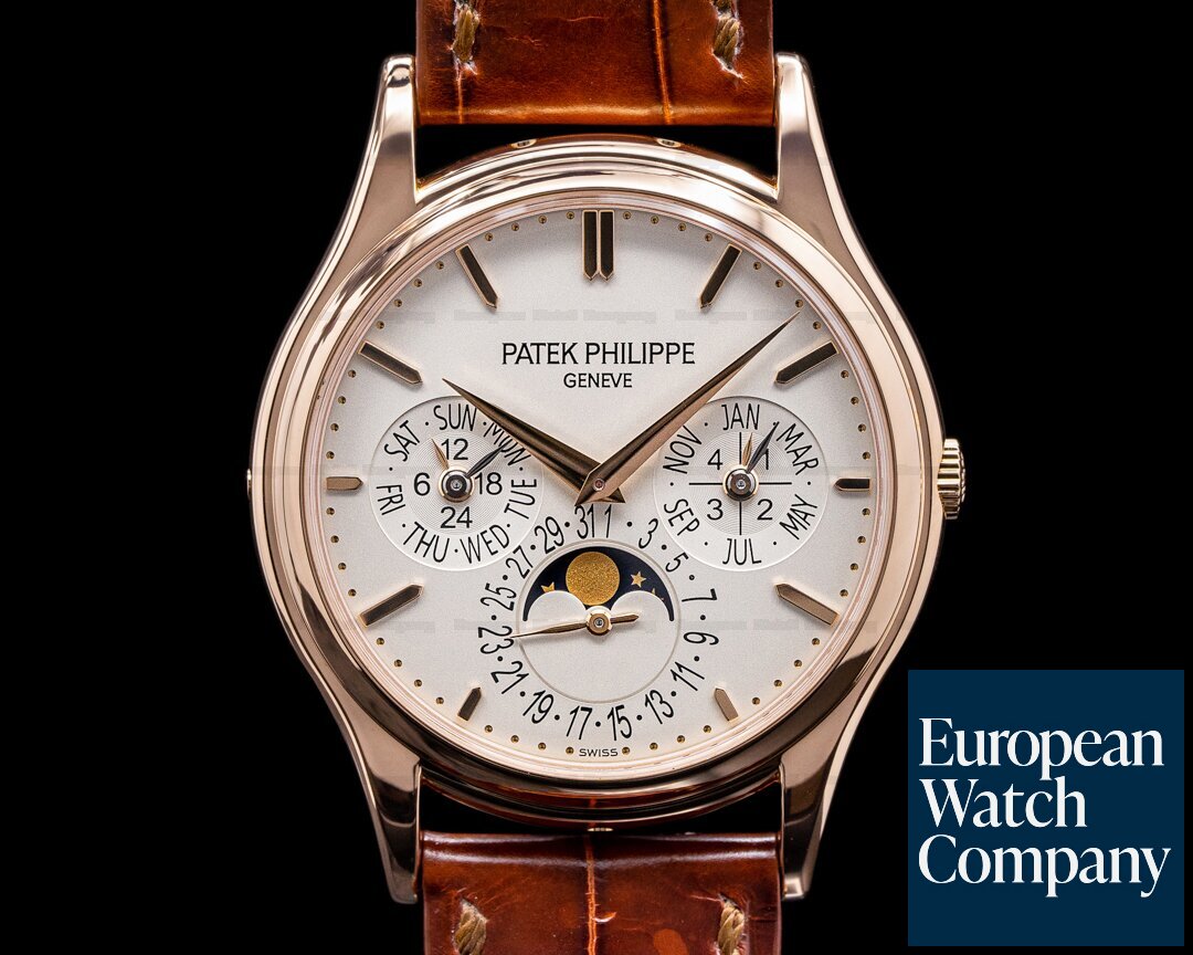Patek Philippe Perpetual 5140R Calendar 18K Rose Gold / Ivory Dial FULL SET Ref. 5140R-011