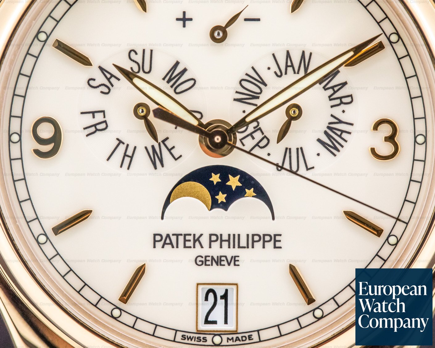 Patek Philippe Annual Calendar 18K Rose Gold Porcelain Dial 39MM Ref. 5146R