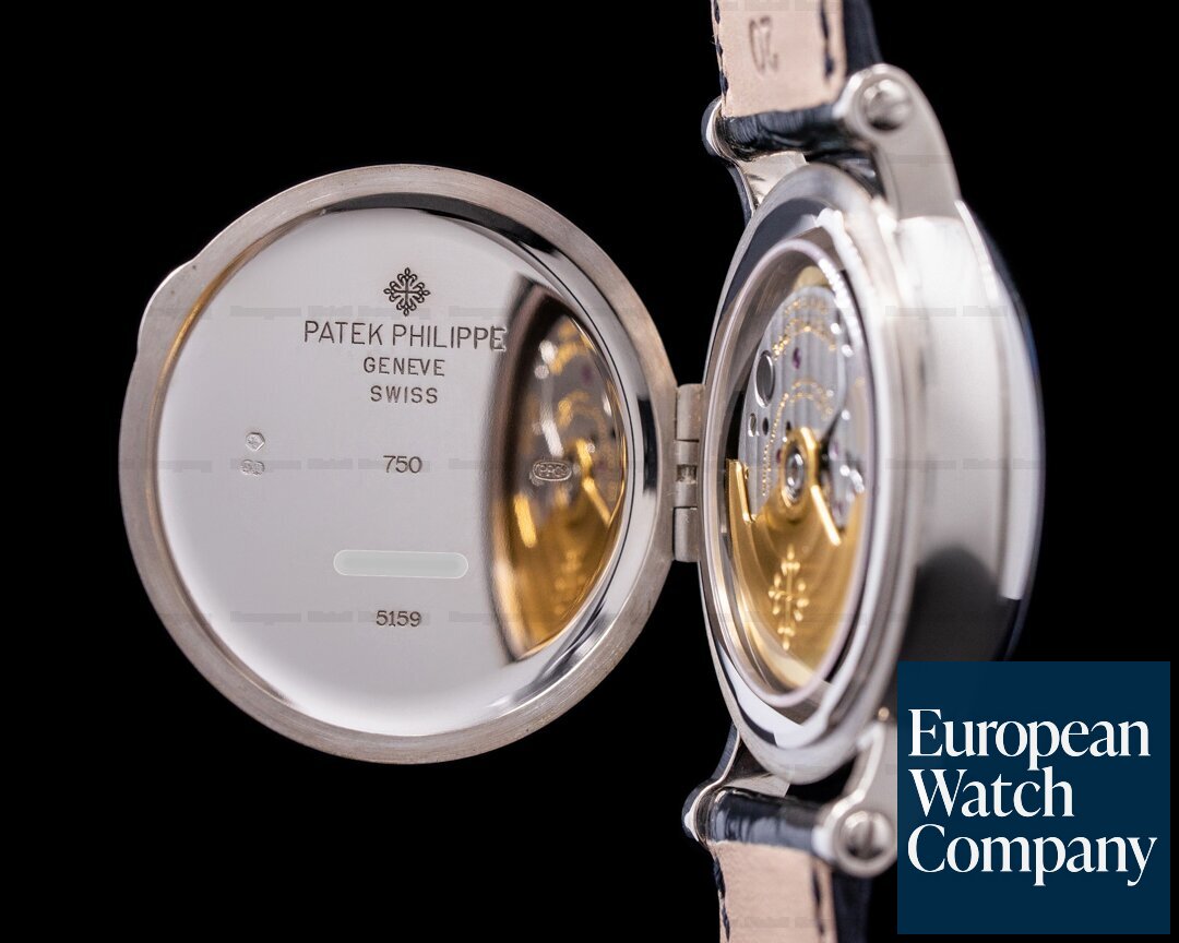 Patek Philippe Retrograde Perpetual Calendar 5159G 18K White Gold FULL SET Ref. 5159G-001