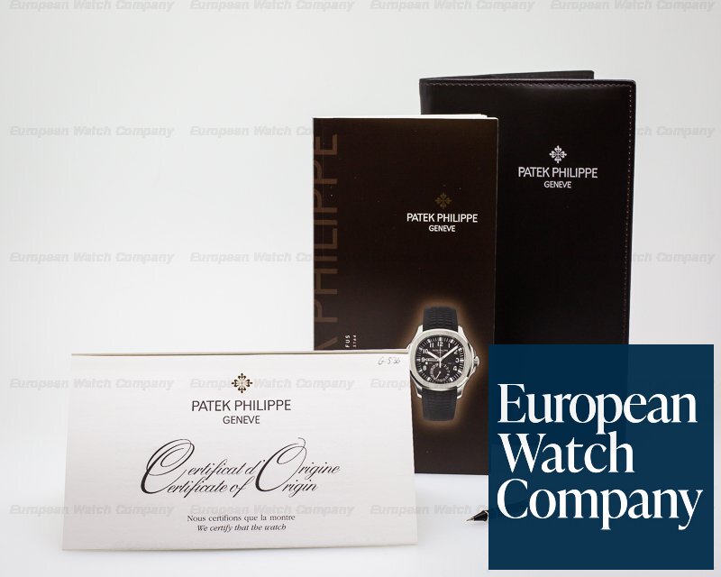 Patek Philippe Aquanaut Travel Time SS / Rubber Ref. 5164A-001