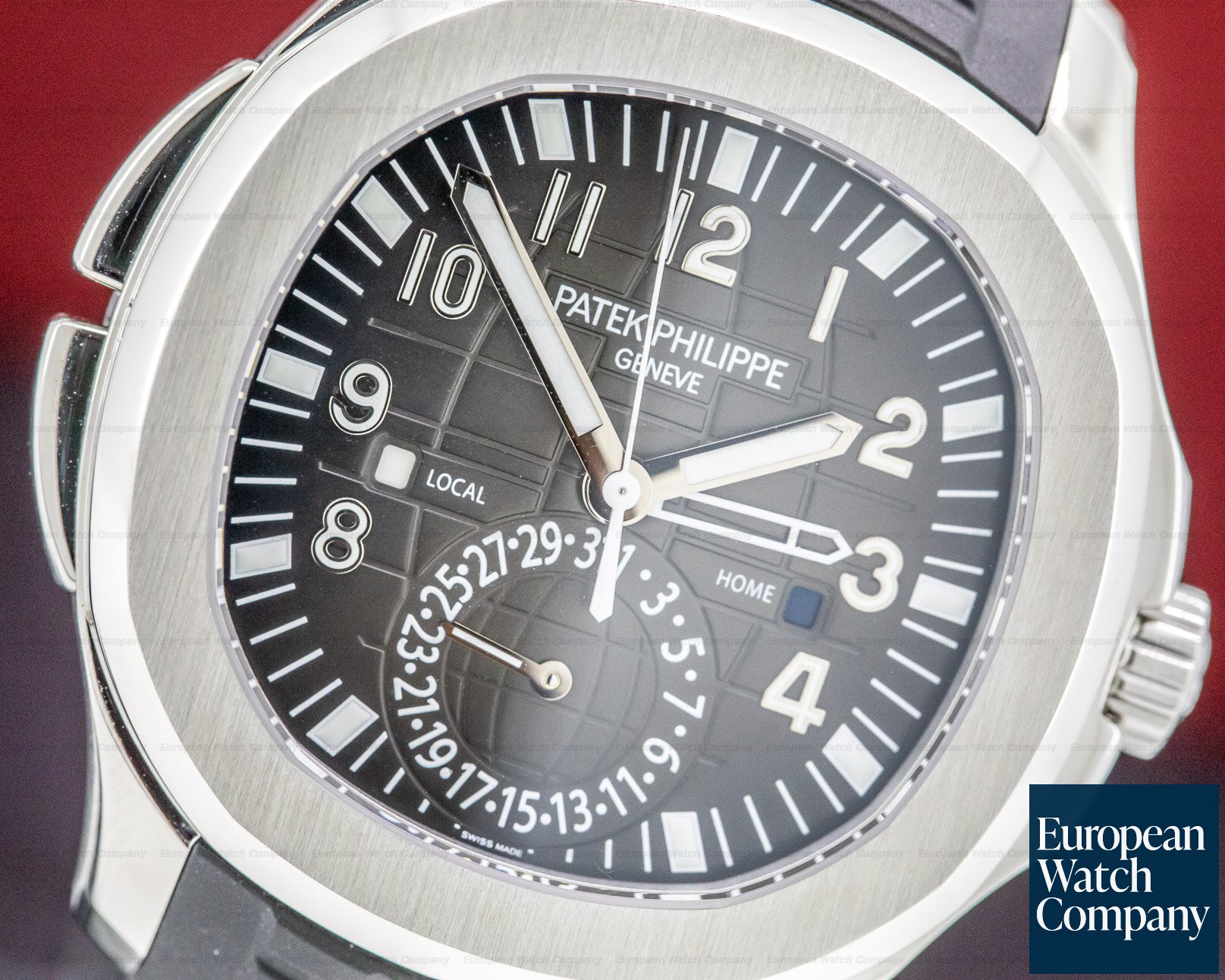 Patek Philippe Aquanaut Travel Time SS / Rubber Ref. 5164A-001