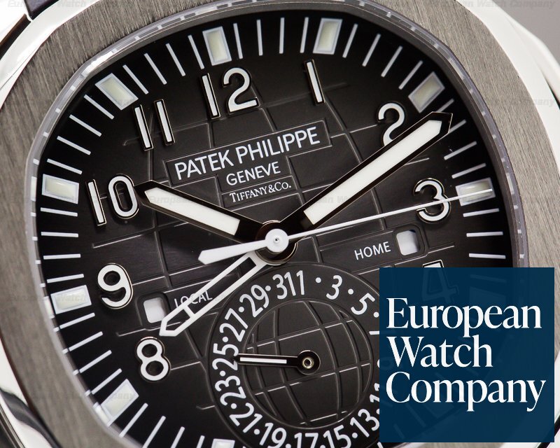 Patek Philippe Aquanaut Travel Time SS / Rubber TIFFANY DIAL Ref. 5164A-001