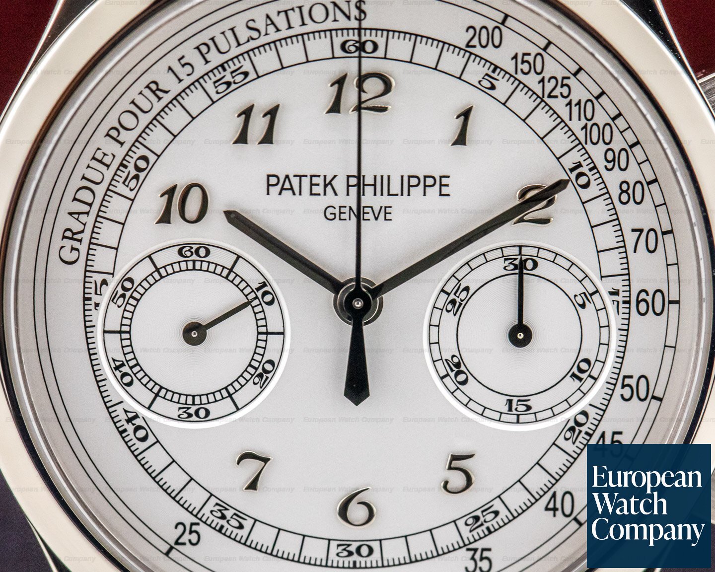 Patek Philippe Chronograph 18K White Gold / Silver Pulsation Ref. 5170G-001