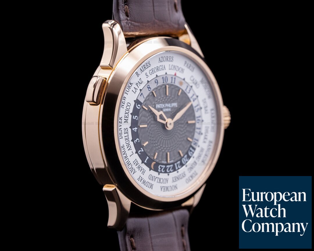 Patek Philippe World Time 5230R 18k Rose Gold DISCONTINUED Ref. 5230R-001