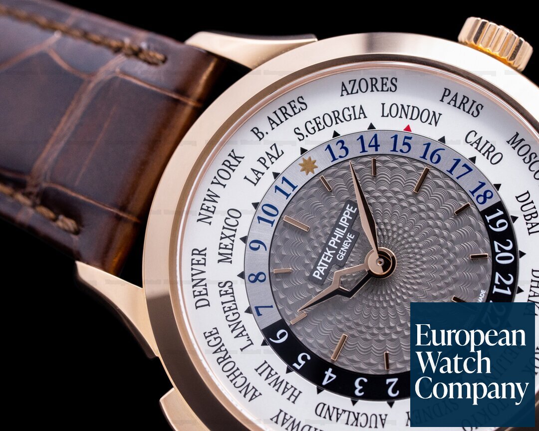 Patek Philippe World Time 5230R 18k Rose Gold DISCONTINUED 2021 Ref. 5230R-001