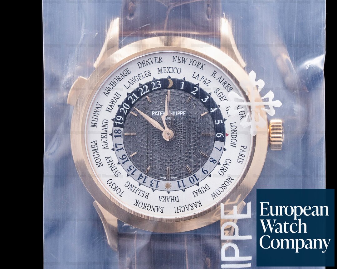Patek Philippe World Time 5230R 18k Rose Gold SEALED Ref. 5230R-002