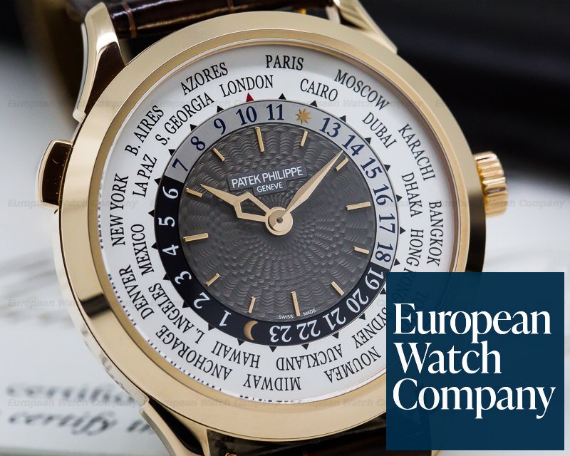 Patek Philippe World Time Rose Gold NEW Basel 2016 Release UNWORN Ref. 5230R