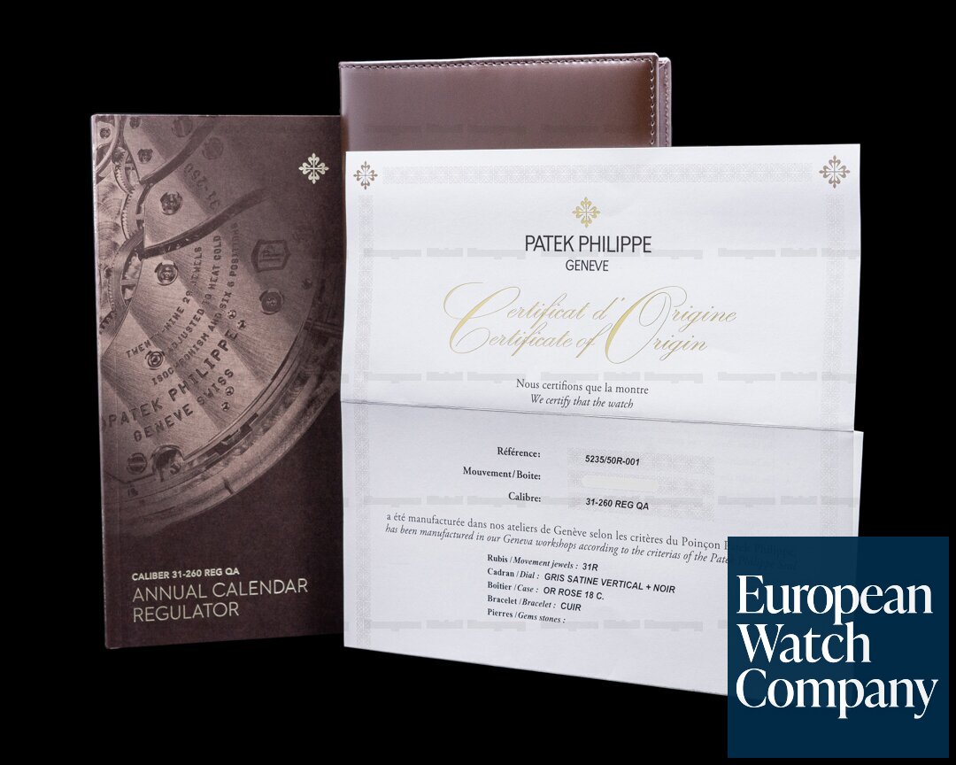 Patek Philippe Annual Calendar 5235R Regulator 18K Rose Gold 2021 Ref. 5235/50R-001