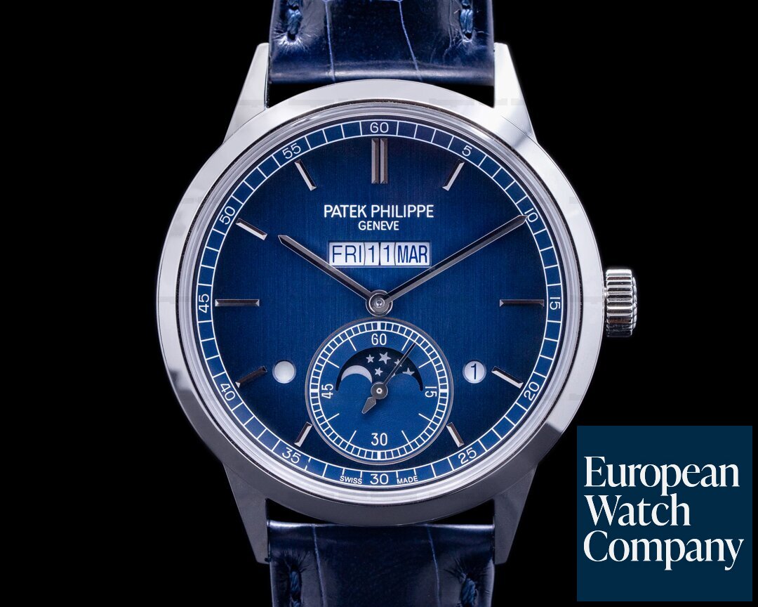 Patek Philippe 5236P001 5236P In Line Perpetual Calendar Platinum Blue