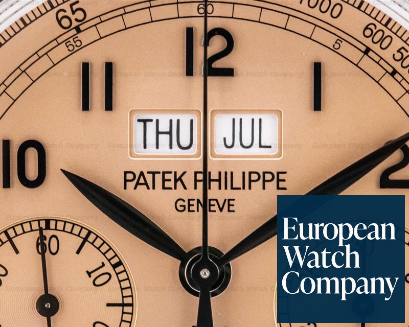 Patek Philippe 5270P Perpetual Calendar Chronograph Platinum Salmon Dial Ref. 5270P-001