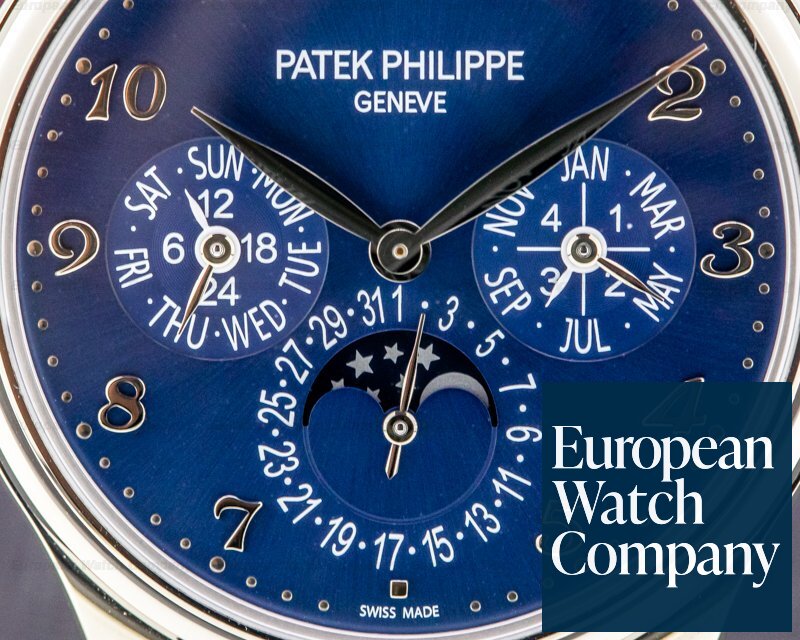 Patek Philippe Perpetual Calendar 5327G 18K White Gold / Blue Dial FULL SET Ref. 5327G-001
