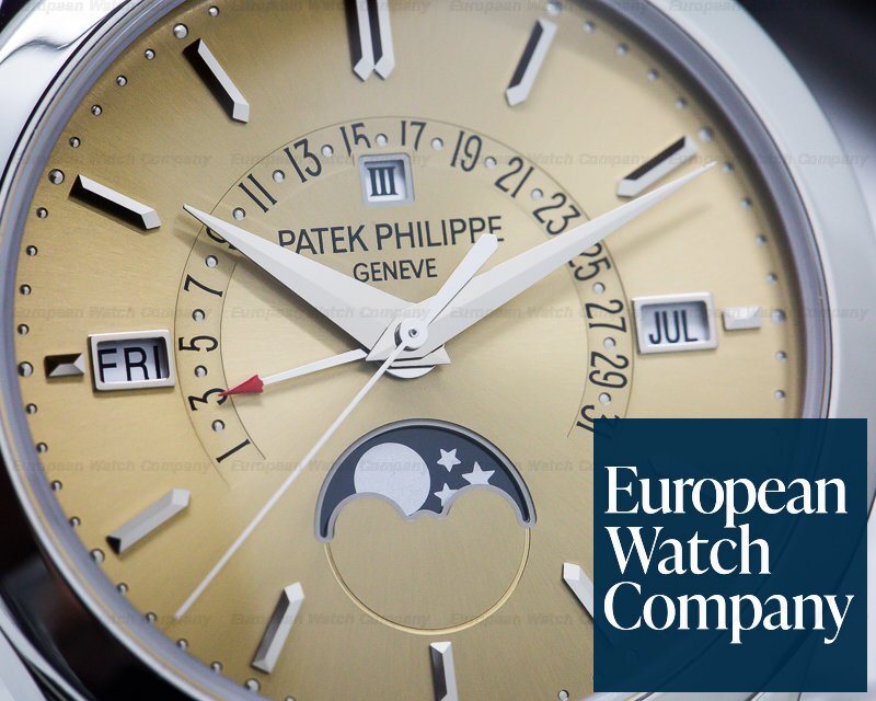 Patek Philippe Retrograde Perpetual Calendar Platinum Bronze Dial Ref. 5496P-014