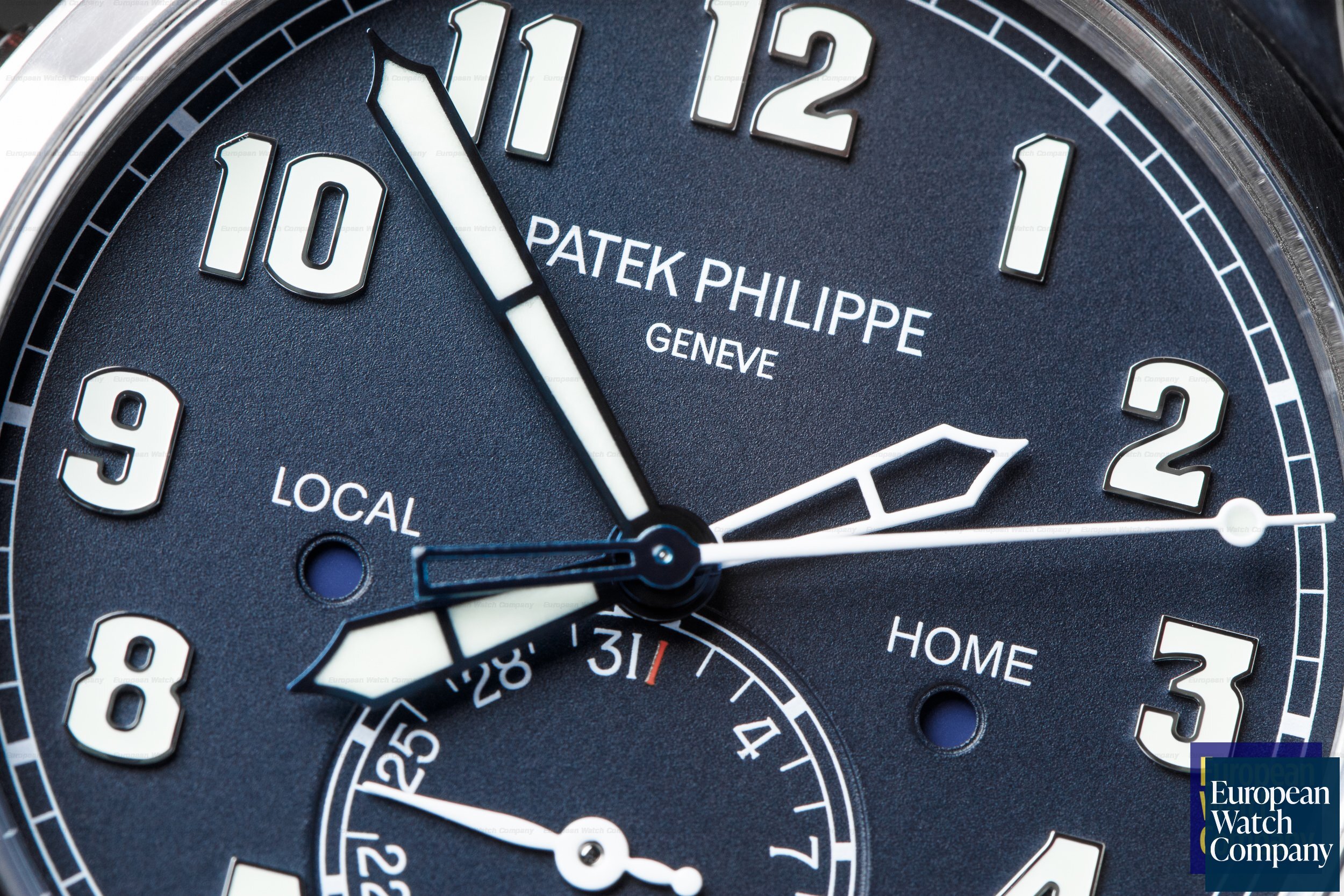 Patek Philippe Calatrava 5524G TIFFANY Pilot Travel Time 18k White Gold TIFFANY Ref. 5524G-001 TIFFANY