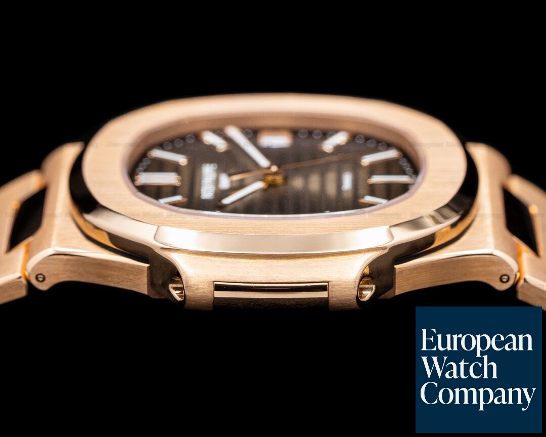 Patek Philippe Nautilus Rose Gold Tiffany & Co. Dial 5711/1R-001– Wrist  Aficionado
