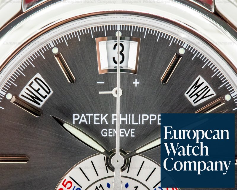 Patek Philippe Annual Calendar 5960P Chronograph Platinum Grey Dial Ref. 5960P
