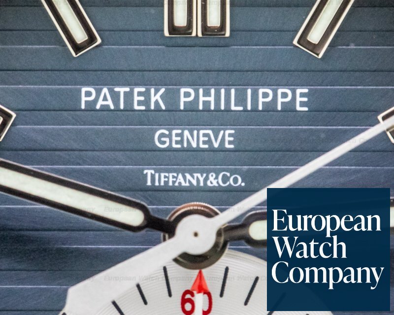 Patek Philippe Nautilus Chronograph 5980 SS Blue Dial TIFFANY & CO Ref. 5980/1A-001 TIFFANY