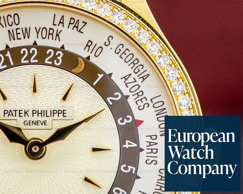 Patek Philippe Complications 7130R World Time 18k Rose Gold / Diamonds Ref. 7130R-001