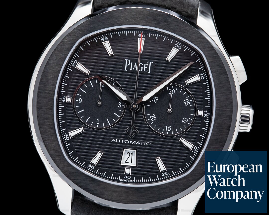 Piaget Polo Chrono Stainless Steel with ADLC bezel Limited Edition Ref. G0A42002