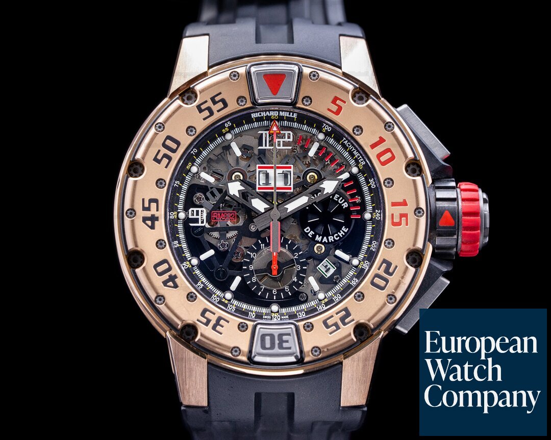 Richard Mille Richard Mille RM032 Rm32 Automatic Flyback Diver Chronograph 18k RG Ref. RM032