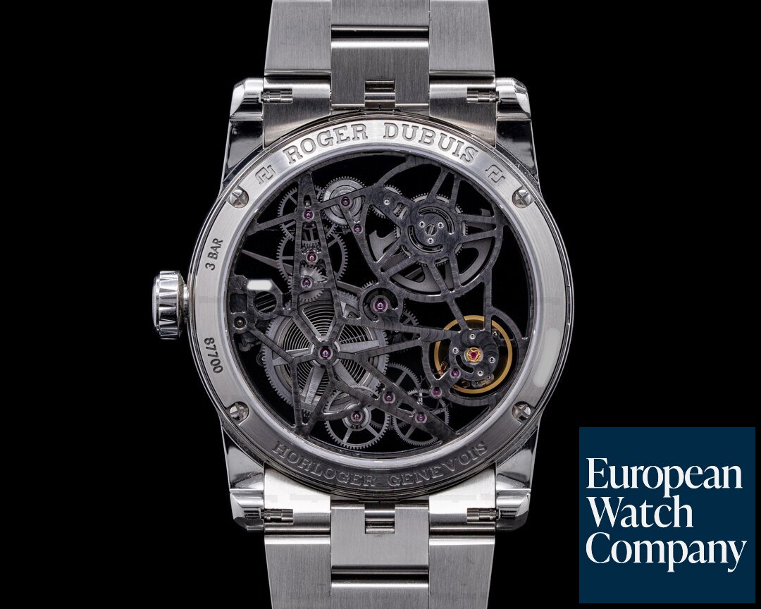 Roger Dubuis Excalibur 42 Skeleton Micro-Rotor Automatic SS / SS RARE Ref. RDDBEX0793