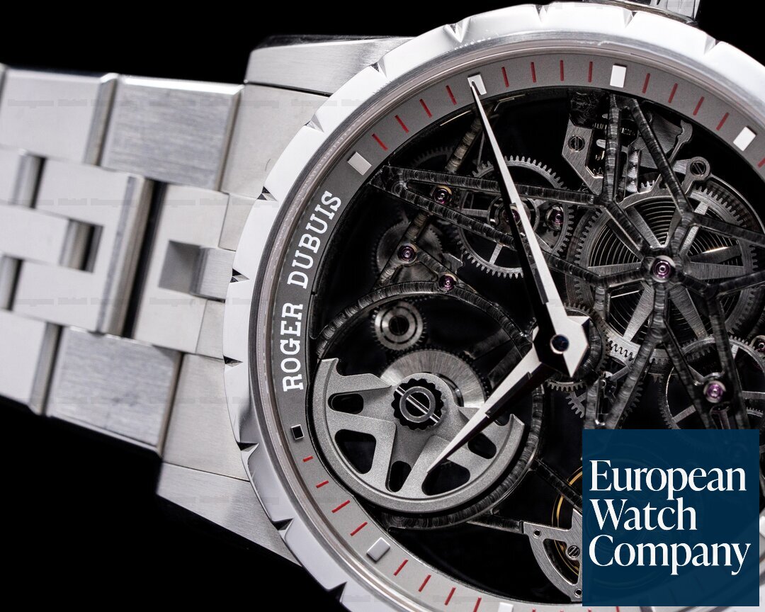 Roger Dubuis Excalibur 42 Skeleton Micro-Rotor Automatic SS / SS RARE Ref. RDDBEX0793