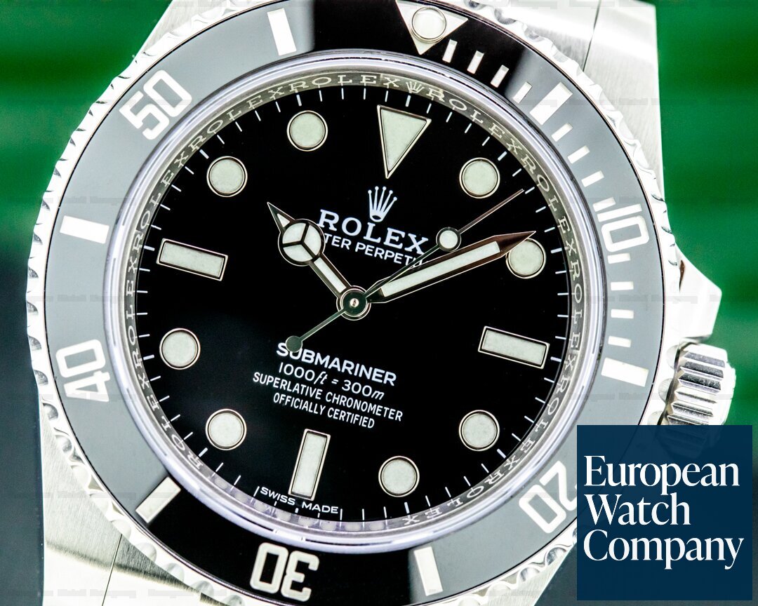 Rolex Submariner 114060 No Date Ceramic Bezel SS 2020 40MM Ref. 114060