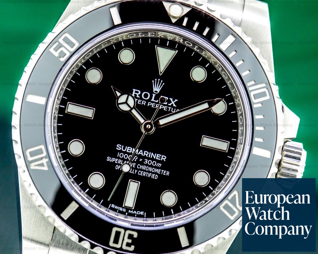 Rolex Submariner 114060 No Date Ceramic Bezel UNWORN Ref. 114060