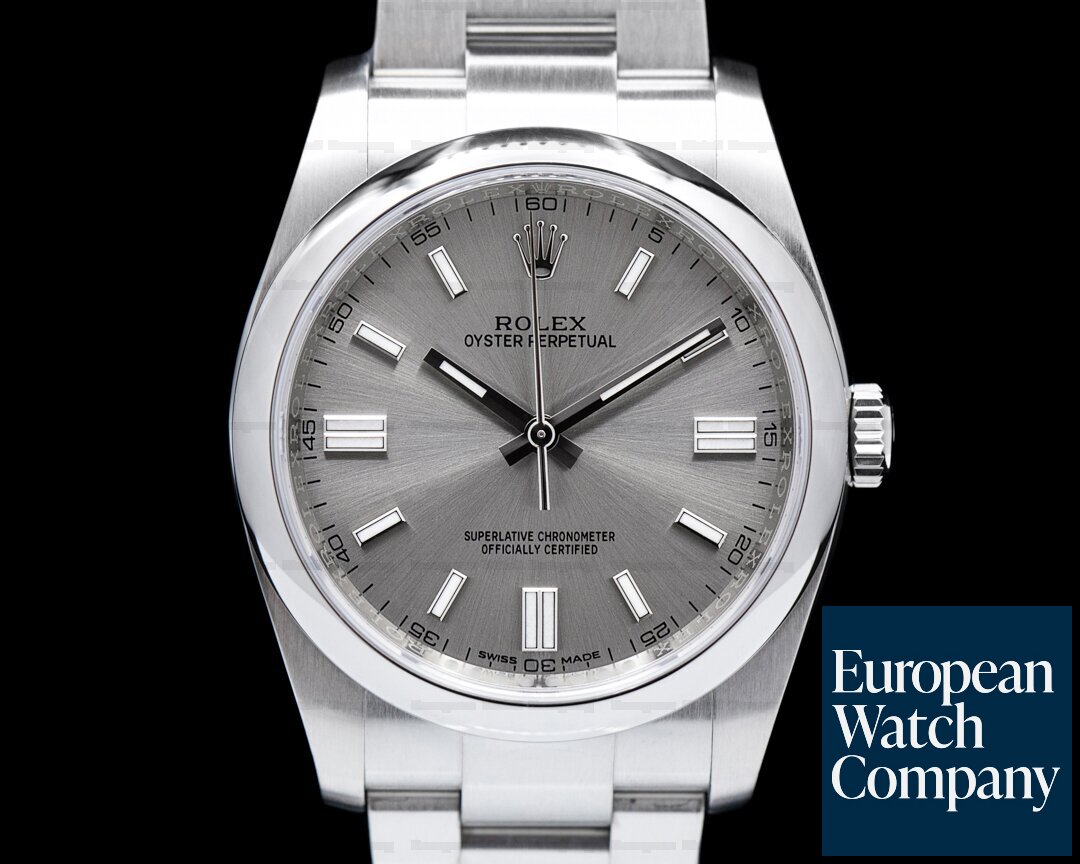 Rolex 116000 Oyster Perpetual 116000 SS Rhodium Dial 