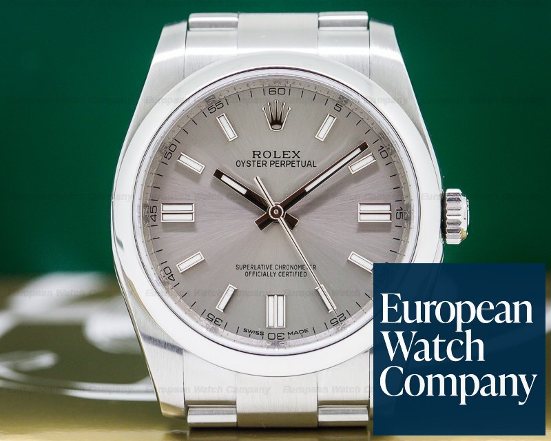 Rolex Oyster Perpetual SS Rhodium Dial Ref. 116000