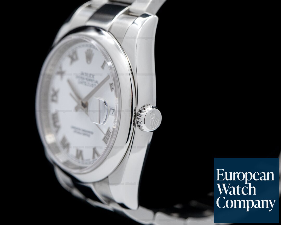 Rolex Datejust White Roman Dial Ref. 116200